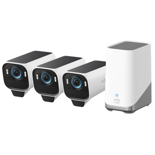 EufyCam S3 Pro 3-Pack + HomeBase 3 (IP-camera)