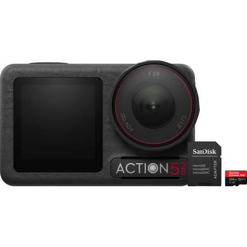 DJI Osmo Action 5 Pro + 256 GB Geheugenkaart (action camera)