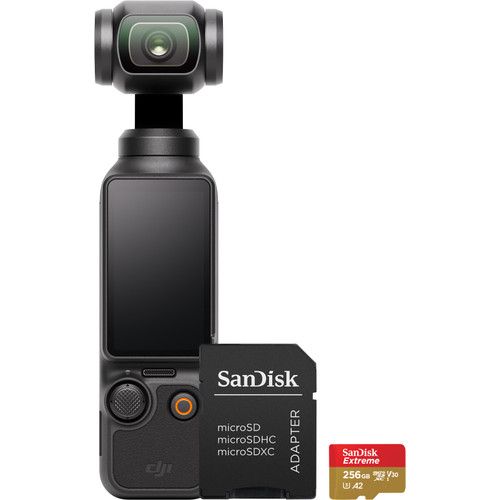 DJI Osmo Pocket 3 + 256 GB geheugenkaart (action camera)