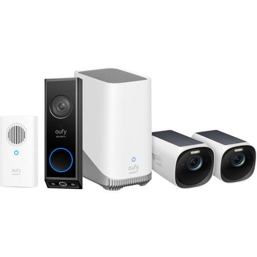 Anker eufyCam 3 Duo Pack + Video Doorbell E340 + Chime (IP-camera)