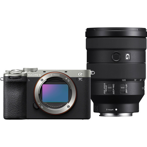 Sony A7C II Zilver + 24-105mm f/4 G OSS (systeemcamera)