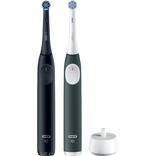 Oral-B iO 2 Zwart en Groen Duo Pack (elektrische tandenborstel)