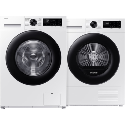 Samsung WW90CGC04AAE + Samsung DV90DG52A0AEEN (wasmachine)