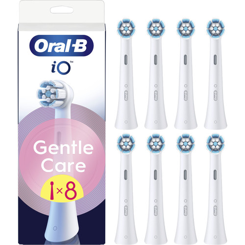 Oral-B iO Gentle Care Wit (8 stuks) (opzetborstel voor elektrische tandenborstels)