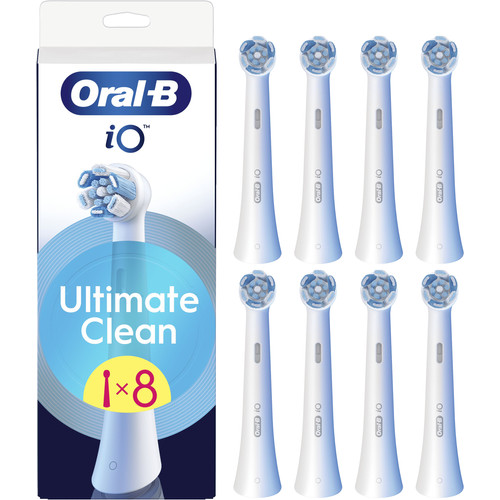 Oral-B iO Ultimate Clean Wit (8 stuks) (opzetborstel voor elektrische tandenborstels)