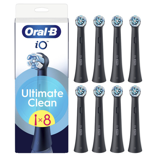 Oral-B iO Ultimate Clean Zwart (8 stuks) (opzetborstel voor elektrische tandenborstels)