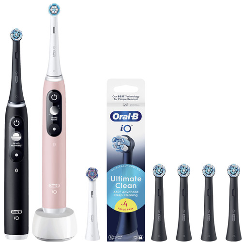 Oral-B iO Series 6N Duo Pack Zwart + Roze Value Pack (elektrische tandenborstel)