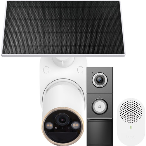 TP-Link Tapo C460 Solar Kit + D235 Smart Battery & Wired Doorbell (IP-camera)