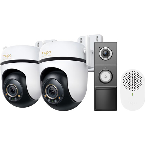 TP-Link Tapo C530WS Duo Pack + D235 Smart Battery & Wired Doorbell (IP-camera)