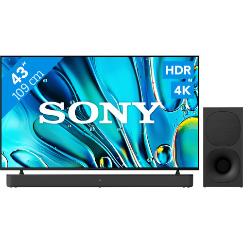 Sony Bravia 3 43" 4K Led (2025) + Sony HT-S400 (televisie)