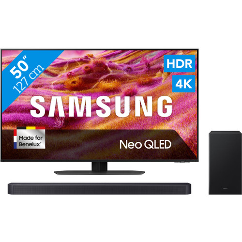 Samsung 50" Neo QLED QN90F 4K (2025) + Samsung HW-B750F (2025) (televisie)