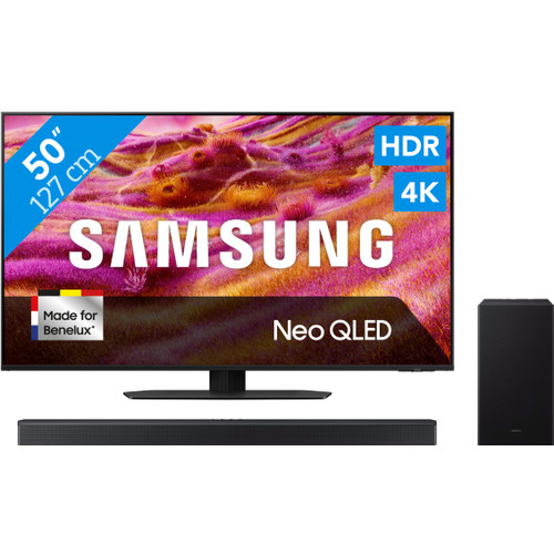 Samsung 50" Neo QLED QN90F 4K (2025) + Samsung HW-Q600F (2025) (televisie)