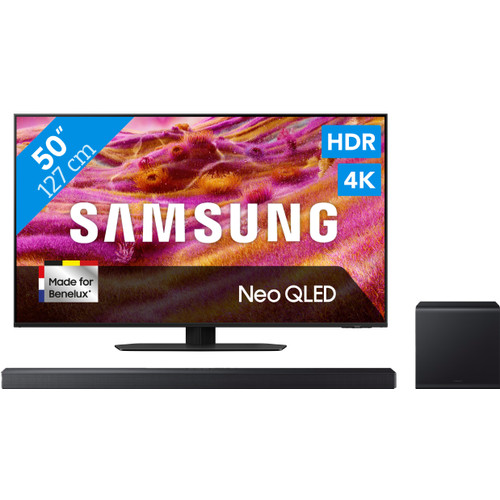 Samsung 50" Neo QLED QN90F 4K (2025) + Samsung HW-QS700F (2025) (televisie)