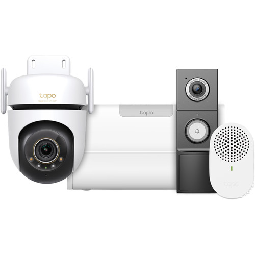TP-Link Tapo C530WS + H500 CentralHub + D235 Smart Battery & Wired Doorbell (IP-camera)