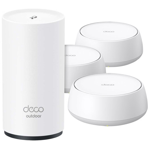 TP-Link Deco BE25 3-pack + TP-Link Deco X50 Outdoor (router)