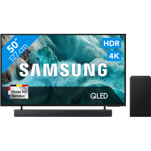 Samsung 50" QLED Q7F4 4K (2025) + Samsung HW-B450F (2025) (televisie)