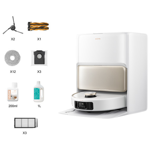 Mova V50 Ultra Complete White (robotstofzuiger)