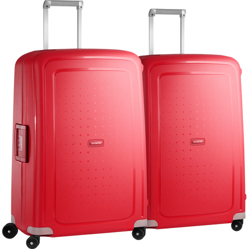 Samsonite S'Cure Spinner 75cm Duo Pack Crimson Red (koffer)