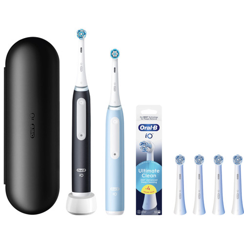 Oral-B iO 3 Duo Pack Zwart en Blauw Value Pack (elektrische tandenborstel)