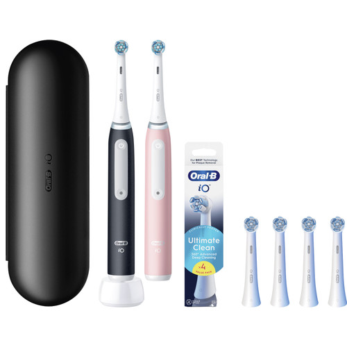 Oral-B iO 3 Duo Pack Zwart en Roze Value Pack (elektrische tandenborstel)
