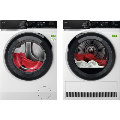 AEG LR9604C6 AbsoluteCare + AEG TR969BC6 AbsoluteCare Plus (wasmachine)