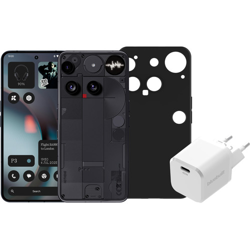 Nothing Phone (3) 512GB Zwart 5G + Accessoirepakket (mobiele telefoon)