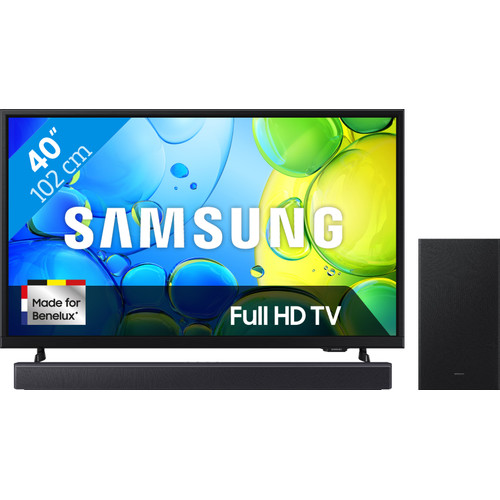 Samsung 40" Full HD F6000F (2025) + Samsung HW-B450F Zwart (televisie)
