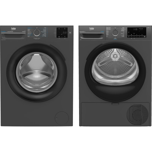 Beko BM3WFT3841A SteamCure + Beko BM3T3824A SteamCure (wasmachine)