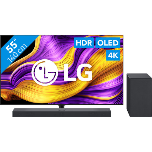 LG 55" OLED EVO G56 4K (2025) + LG DSC9S (televisie)