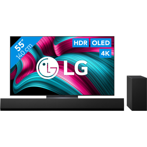 LG 55" OLED EVO C54 4K (2025) + LG DSG10TY (televisie)