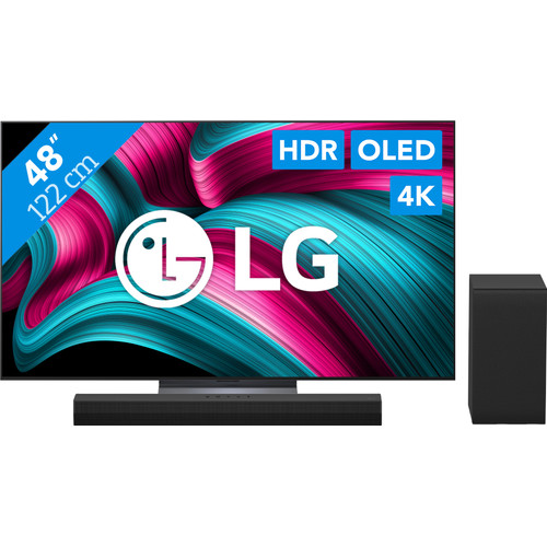 LG 48" OLED EVO C54 4K (2025) + LG DS40T (televisie)