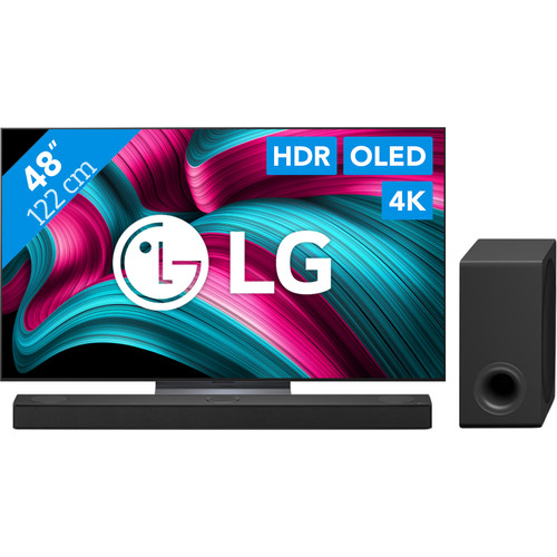 LG 48" OLED EVO C54 4K (2025) + LG DS80TR (televisie)