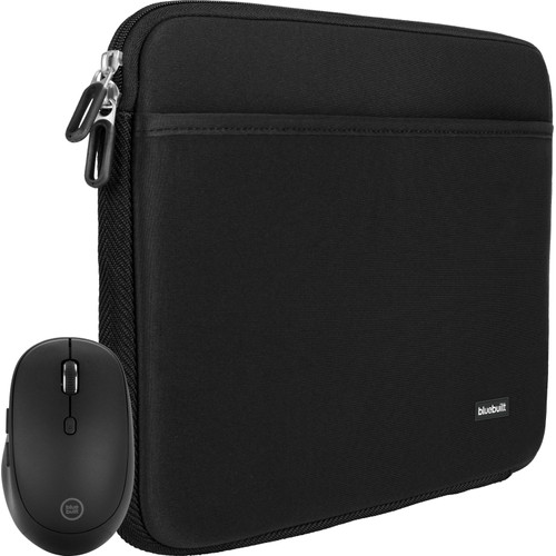 BlueBuilt Laptophoes 37 cm 15-16 inch S Zwart + Tradendum Muis (laptop sleeve)