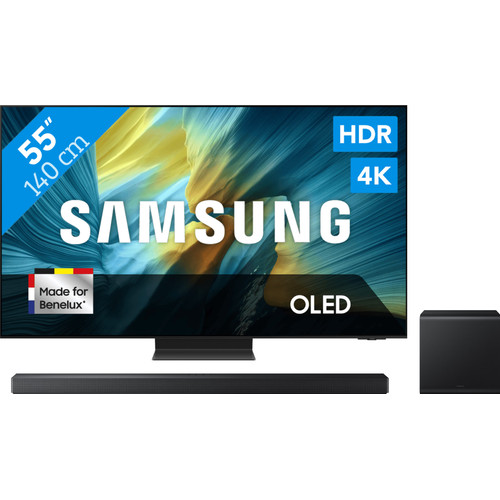 Samsung 55" OLED S95F 4K (2025) + Samsung HW-QS700F (2025) (televisie)