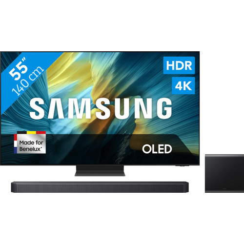 Samsung 55" OLED S95F 4K (2025) + Samsung HW-Q930F (2025) (televisie)