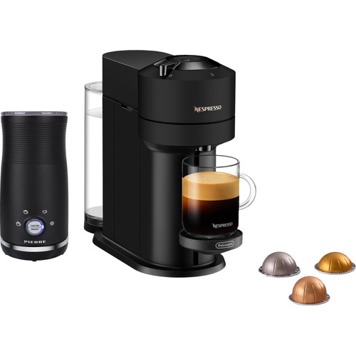 De'Longhi Nespresso Vertuo Next ENV120.BM + Pierre Melkopschuimer (cup- en padmachine)