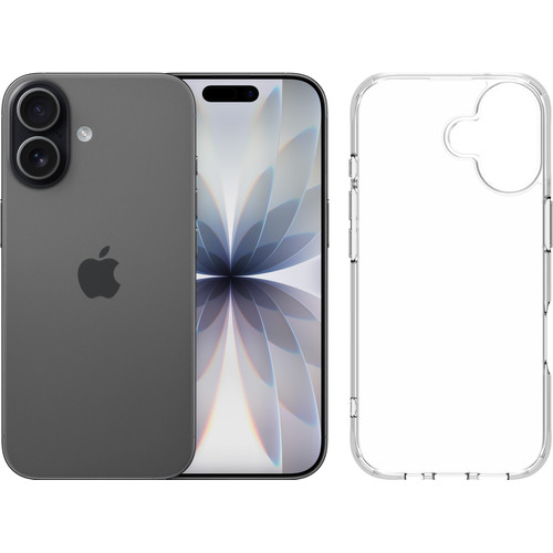 Apple iPhone 17 256GB Wit + BlueBuilt Protective Back Cover Transparant (mobiele telefoon)