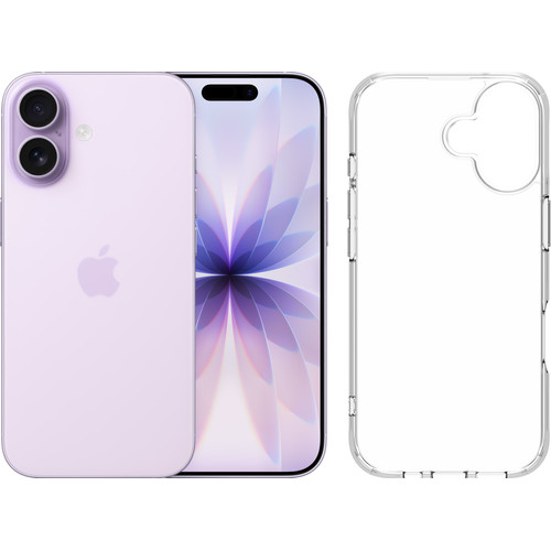Apple iPhone 17 512GB Paars + BlueBuilt Protective Back Cover Transparant (mobiele telefoon)