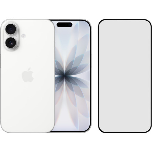 Apple iPhone 17 256GB Wit + BlueBuilt Screenprotector Glas (mobiele telefoon)