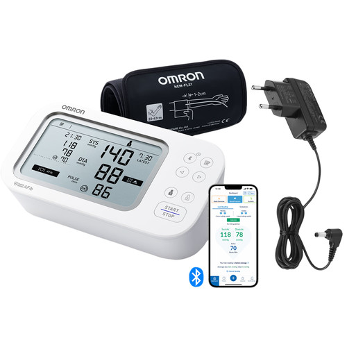 Omron X7 Smart AFib + AC Adapter (bloeddrukmeter)