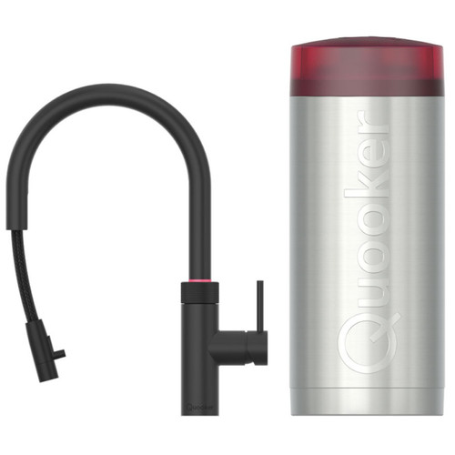 Quooker COMBI & Quooker Flex Round Zwart (kokend water kraan reservoir)