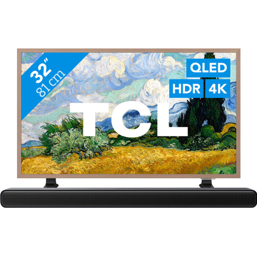 TCL QLED 32" A400 Pro (2026) + TCL S45H 2.0 Soundbar (televisie)