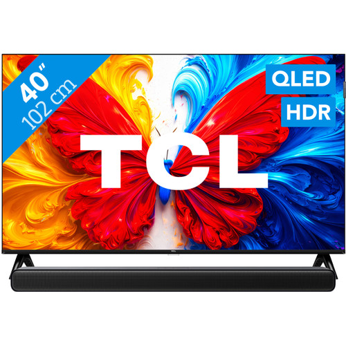 TCL 40" QLED S5L 4K (2026) + TCL S45H 2.0 Soundbar (televisie)