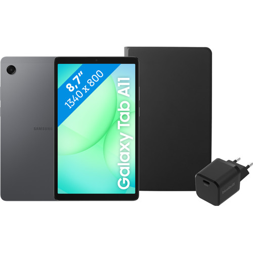 Samsung Galaxy Tab A11 8,7 inch 64GB Wifi Grijs + Basis Accessoirepakket (tablet)