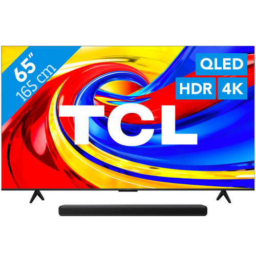 TCL 65" QLED P79L 4K (2026) + TCL S45H 2.0 Soundbar (televisie)