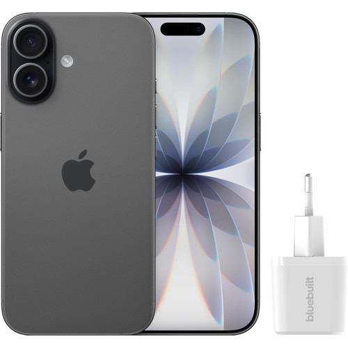 Apple iPhone 17 256GB Zwart + Snellader (mobiele telefoon)