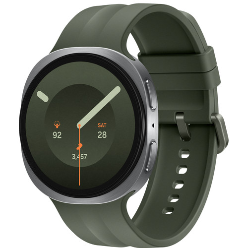 Samsung Galaxy Watch 9 LTE Zilver/Groen 44mm (smartwatch)