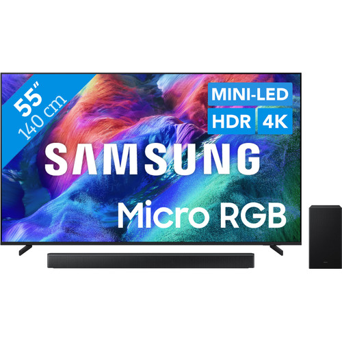Samsung Micro RGB 55" R85H (2026) + Samsung HW-B66CF (2025) (televisie)