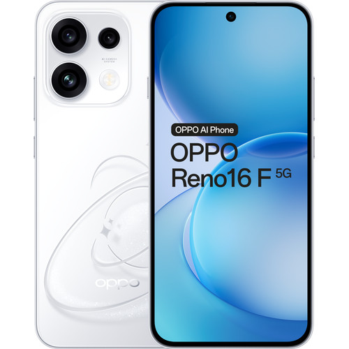 OPPO Reno16 F 256GB Wit 5G (mobiele telefoon)