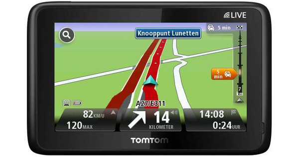 TomTom GO LIVE 1000 - Coolblue - 23.59u, morgen in huis